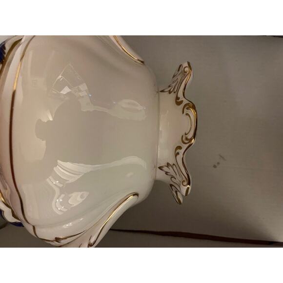 spode stafford 1/9688 blue leaf tureen - Picture 6 of 7